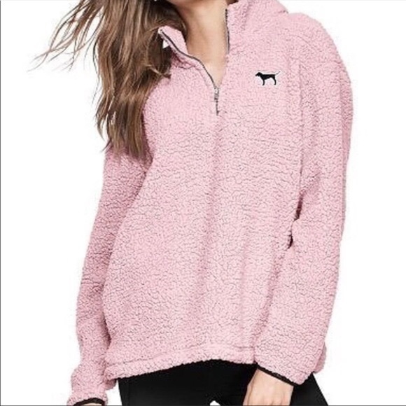 PINK Victoria's Secret Tops - VS PINK Sherpa Pullover